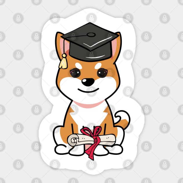 Cute orange dog is a graduate Sticker by Pet Station